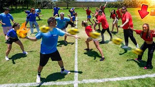 BOLA QUEIMADA GIGANTE 10 VS 10!