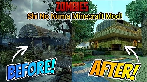 "NEW" Shi No Numa Minecraft Mod is CRAZY! (Black ops 3 Custom Zombies)
