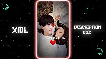 O MADHU 😘❤️ || NEW TREND XML 👀 || NEW XML FILE✨ 🔥 @Rohaneditz580   #xml