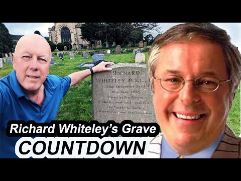 Richard Whiteley Grave Countdown Presenter.  Famous Celebrity Graves
