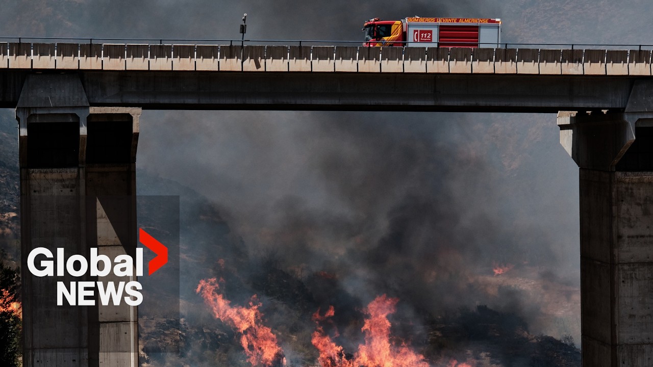 Spain wildfires: Heat wave fuelling fast-moving blaze that’s killed at least 12 with dozens missing