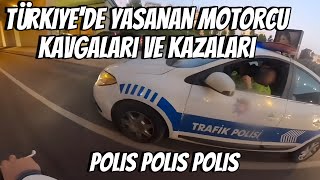 Türkiye’de Yaşanan Motorcu Kazaları Ve Kavgaları 2023 POLİS!!
