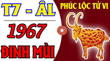 Xem Tuổi Đinh Mùi 1967 Tháng 7 Âm Lịch Năm 2025 Ất Tỵ