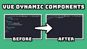 Write Reusable Code with Vue DYNAMIC COMPONENTS