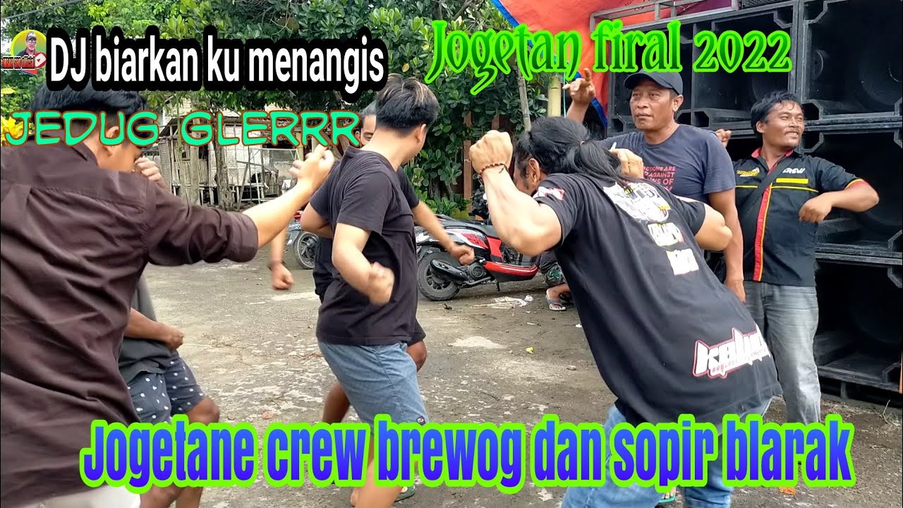 jogetane crew brewog audio dan mas bre bikin heboh di hajatan horeg  sopir blarak lucune pol