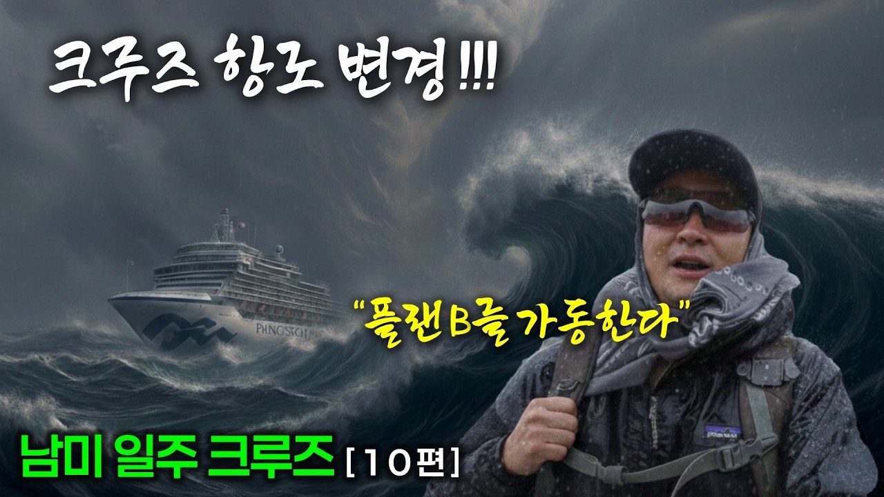 파타고니아의 거센 바람!! 크루즈 항로를 바꾸다!! | 남미 크루즈 여행 [10]