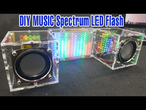Assembling Music Spectrum Led Flash And Amplifier Speaker | P1