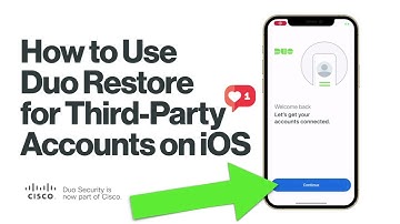 How To Recover Instagram, Facebook & Other Third-Party Accounts | Duo Restore (Duo Mobile iOS)