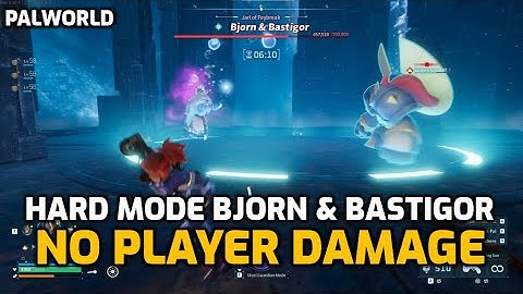 Palworld: Hard Mode Bjorn & Bastigor - 0 Player Damage | The Knocklem Build to Fight All Towers Easy