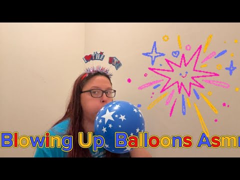 Blowing Up  Balloons Asmr 🎈