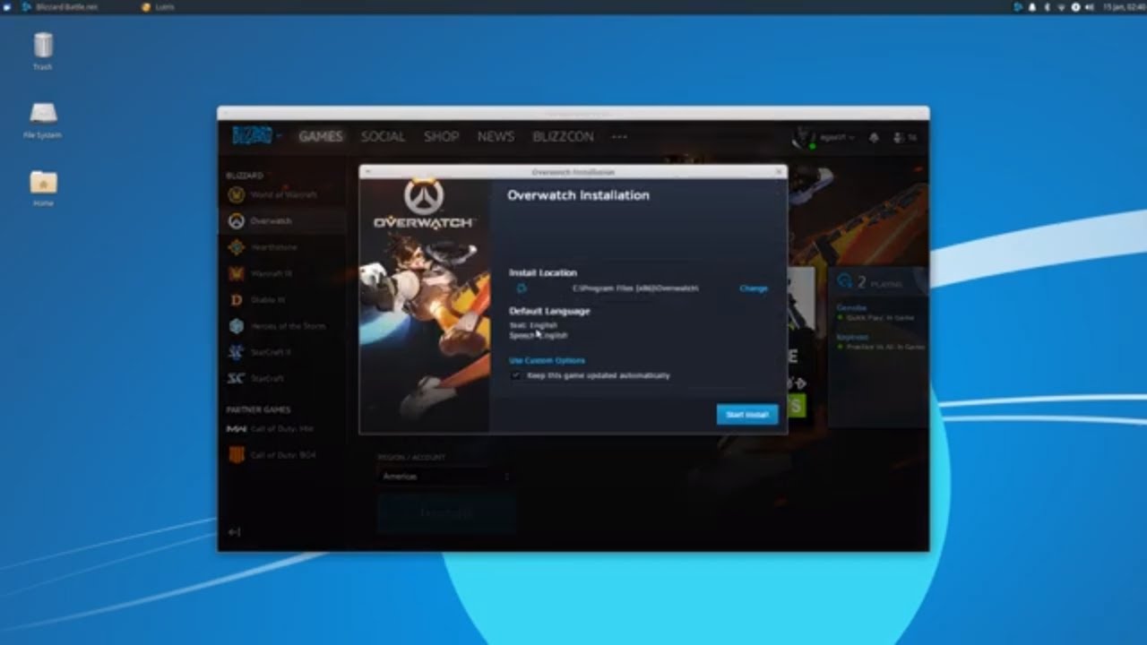 Battle.Net - Supported software - PlayOnLinux - Run your Windows  applications on Linux easily!