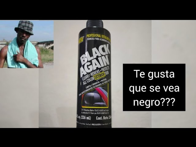 RESTAURADOR DE PLASTICOS BLACK LOTION - IMLWorldCar