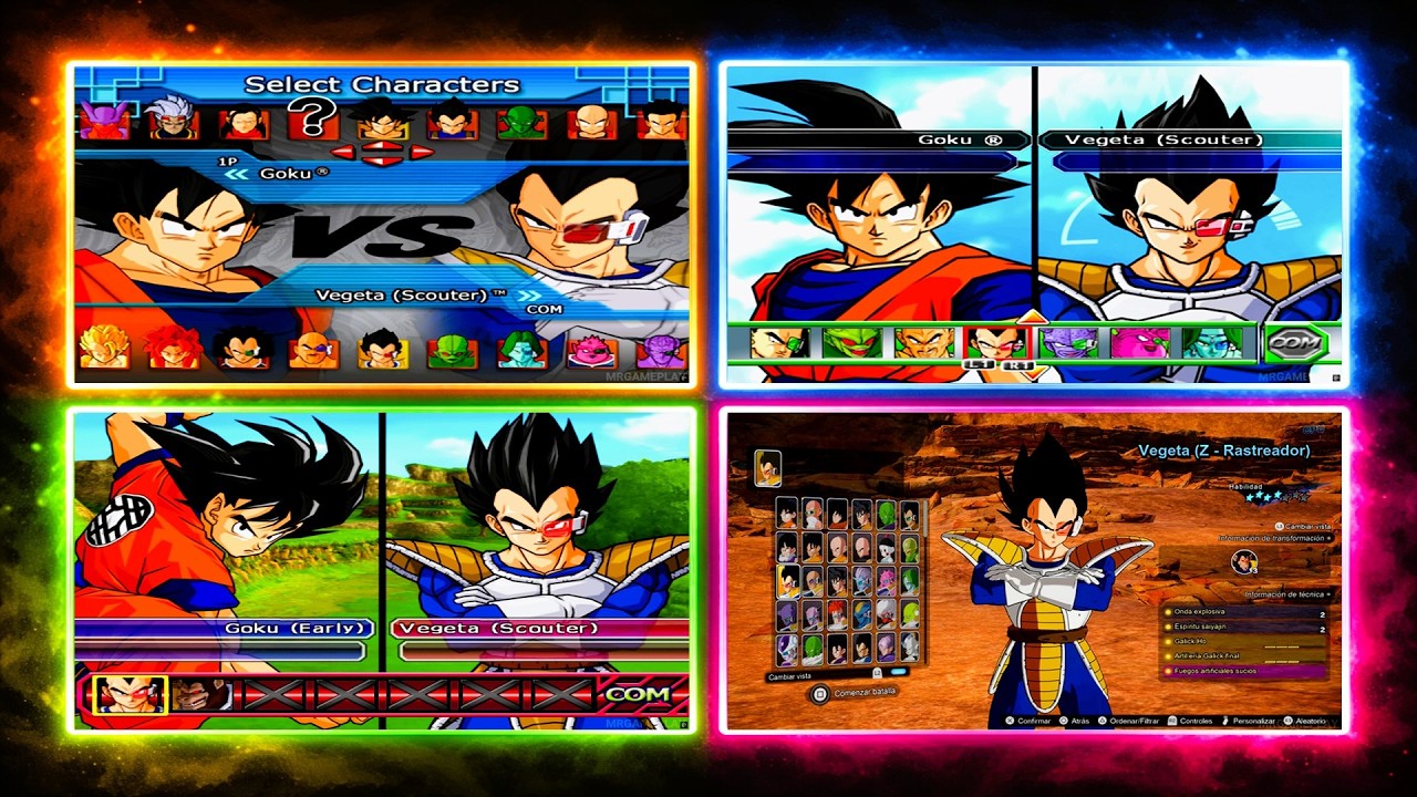 Goku vs Vegeta Scouter – Battle From Tenkaichi 1 to Sparking Zero!