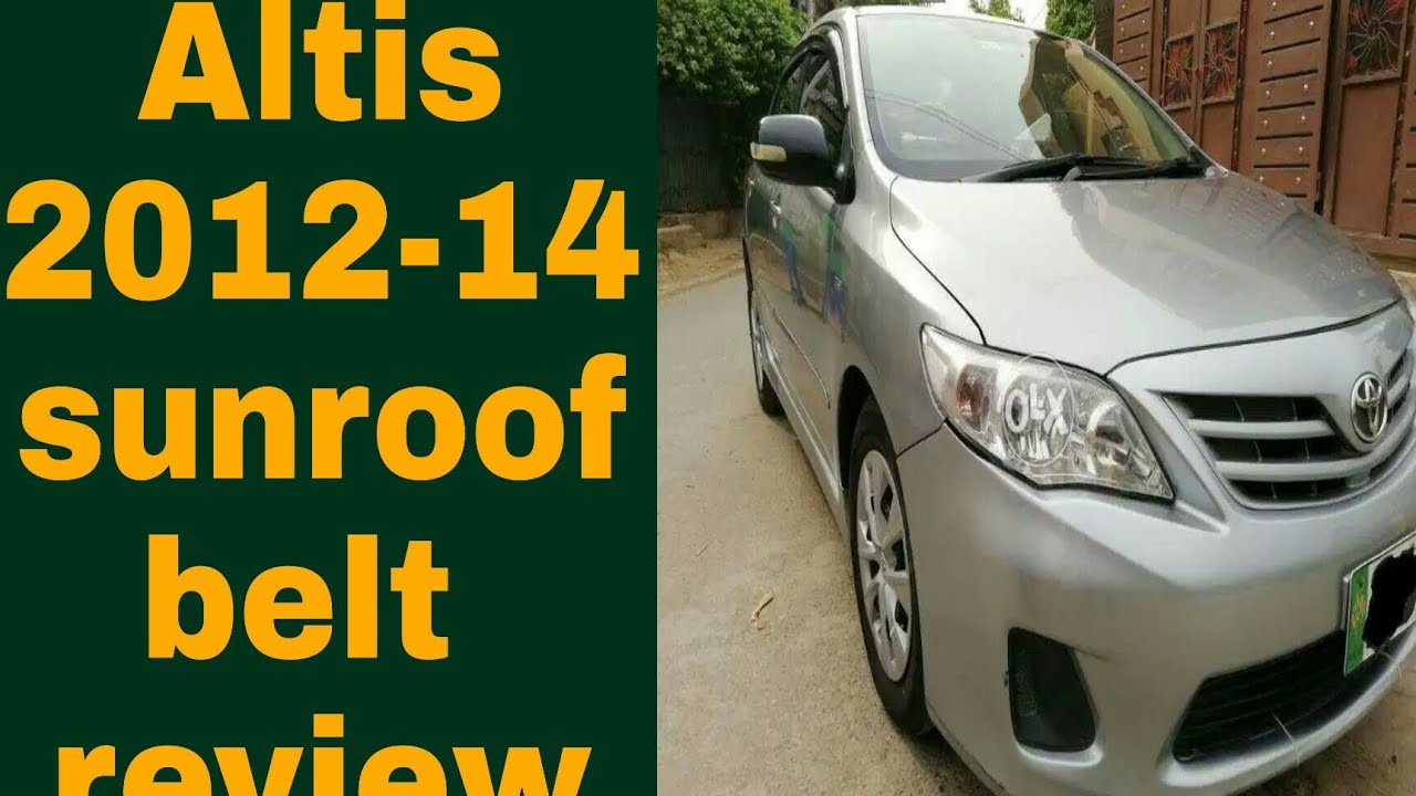 sunroof belt installation in pakistan altis 2013//Sbs autoparts