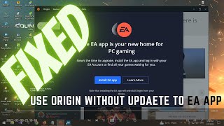 Origin turn off update to EA app