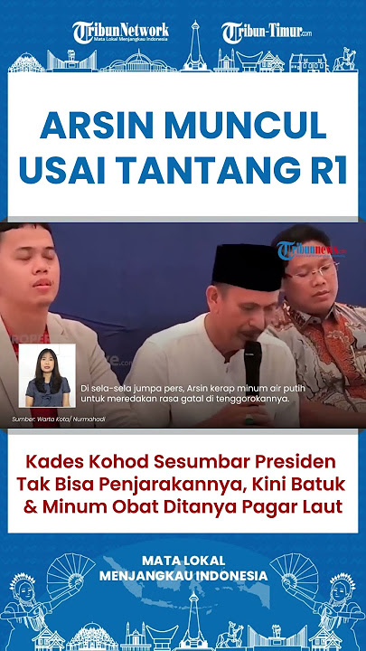SHORT Dulu Tantang R1 Kini Arsin Kades Kohod Muncul, Batuk-batuk Ditanya Soal Kasus Pagar Laut