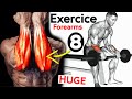 8 BEST Exercises  Forearms workout for Bigger (dumbbells - Barball)