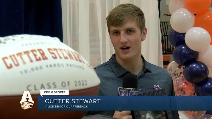 Alice quarterback Cutter Stewart signs commitment ...