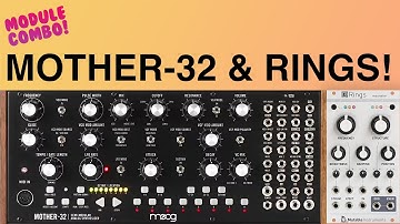EURORACK MODULE COMBO! Moog Mother-32 + Mutable Instruments Rings!