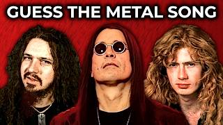 Can You Guess These METAL Songs? | Music Quiz