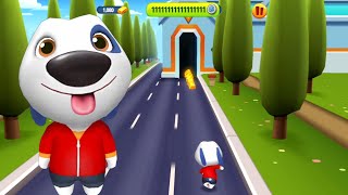 Talking Tom D Run Gameplay - My Talking Hank Vs Roy Rac - Full Screen
