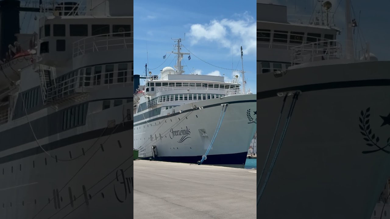 Freewinds in Oranjestad, Aruba #cruiseship #Freewinds #MajesticCruiseLines