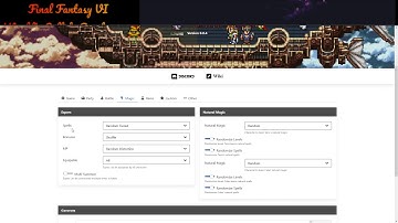Streamed - FFVI Randomizer - World
