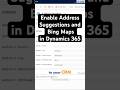 Autofill addresses in Dynamics 365 with Bing Maps. Faster entry, fewer errors. #Dynamics365