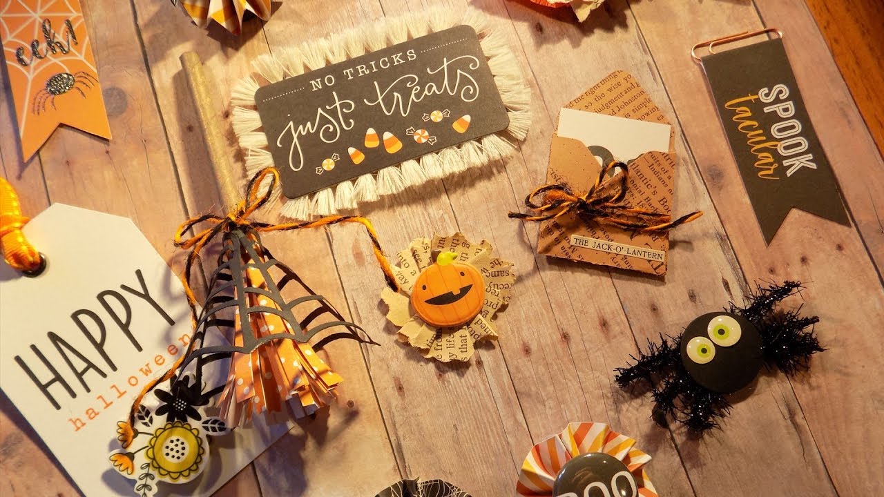 13 Days of Halloween – Day 6 | Halloween Embellishments (Part 1)