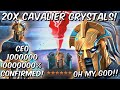 20x 6 Star Aegon Cavalier Crystal Opening! - INSANE CEO LUCK!!! - Marvel Contest of Champions