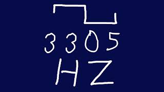 3305 hz square
