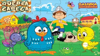 Galinha Pintadinha Quebra Cabeça - Spotted Chicken Head Puzzle