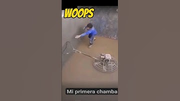 Power Trowel GONE WILD, Concrete CATASTROPHE (gone wrong)