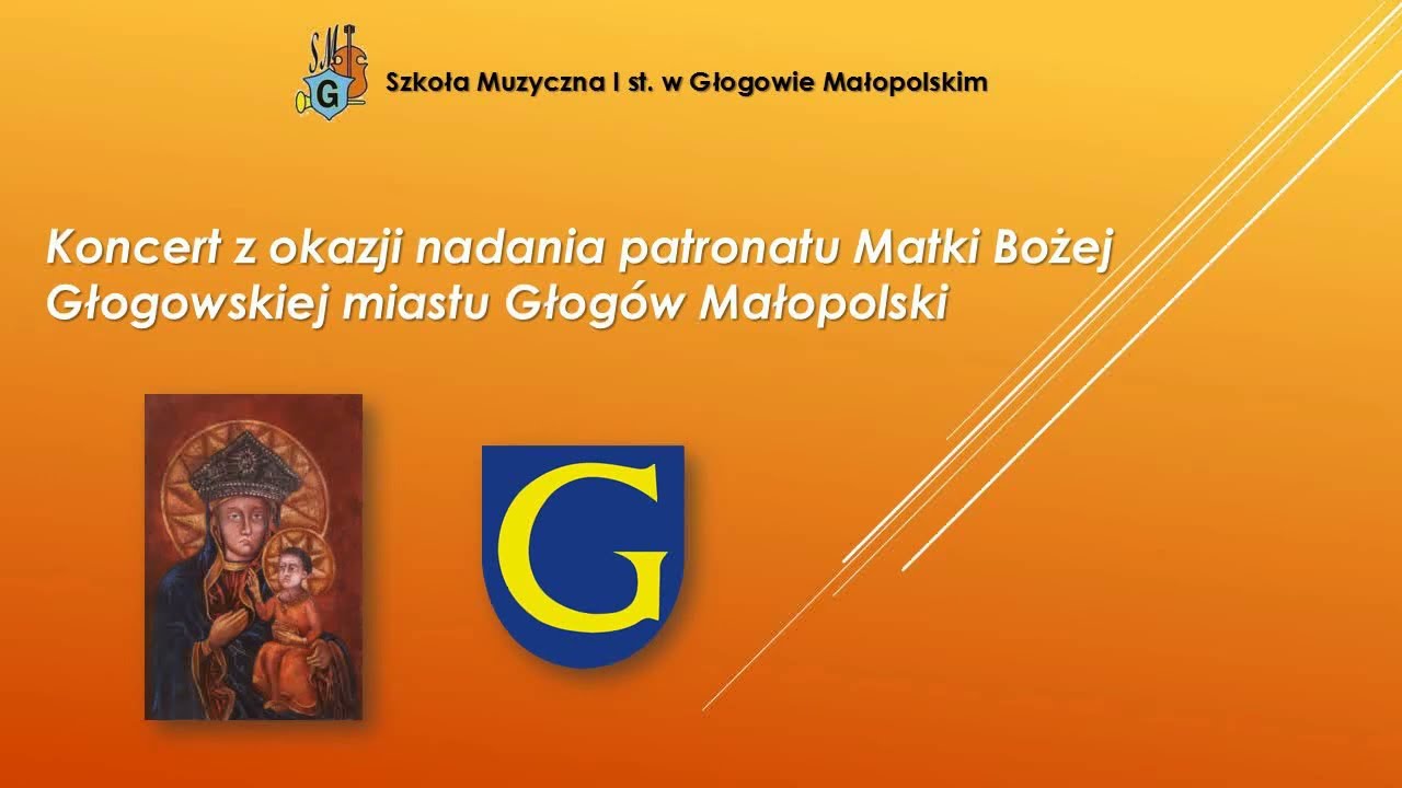 Koncert z okazji nadania patronatu Matki Bożej Głogowskiej miastu Głogów Małopolski 29.05.2022 r.