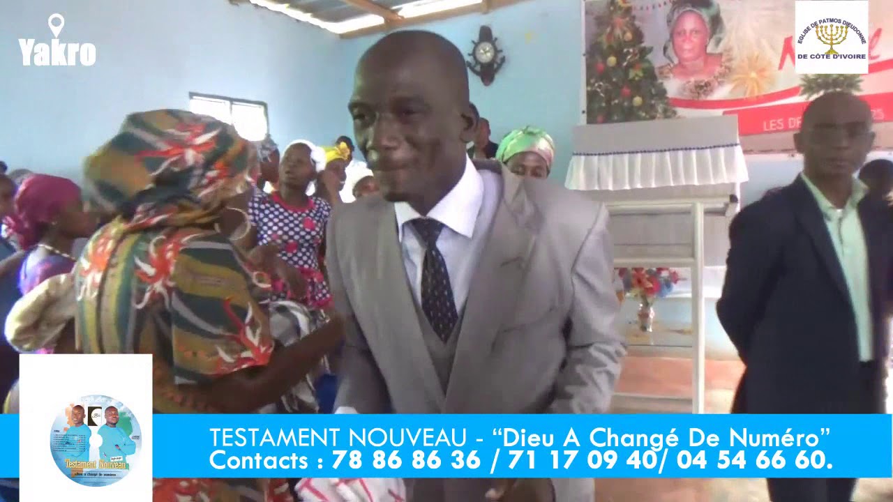 EGLISE DE.PATMOS DIEUDONNÉ DE CÔTE D'IVOIRE_ TESTAMENT NOUVEAU-YAMOUSSOUKRO