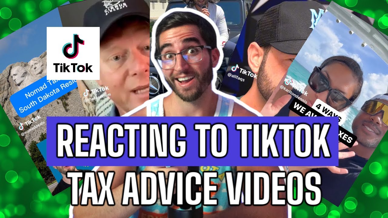 Reacting to Tiktoks: The Good, The Bad, and the Mediocre Tax Tips - YouTube