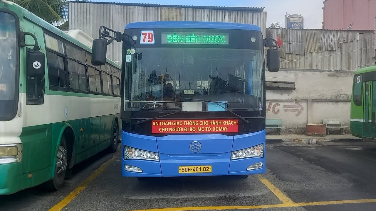 Futa Bus - Full hành trình lượt đi xe buýt 79 rời Bến xe Củ Chi đến Đền Bến Dược