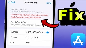 How To Fix “Cannot Verify Payment Information Contact Apple Support for More Information Error 2025