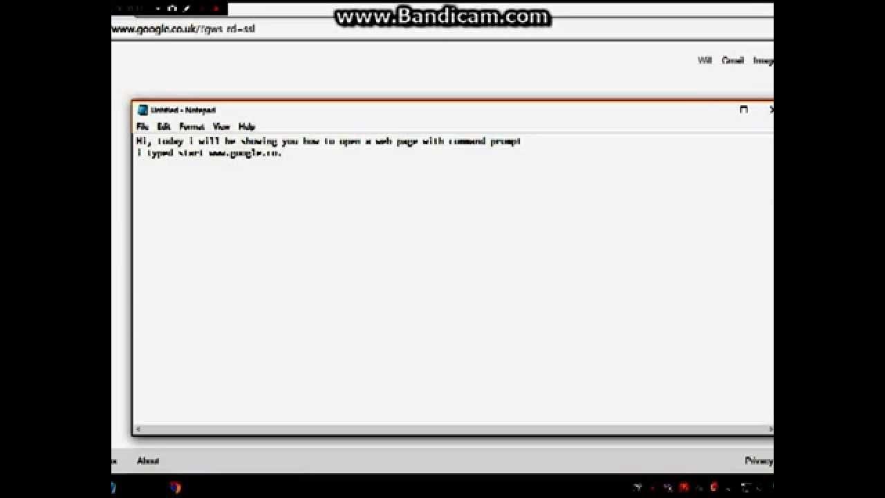 How To #1 | Opening a webpage with Command Prompt - YouTube