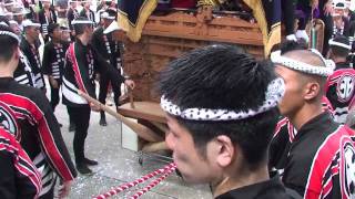 ２０１１０９１８　岸和田だんじり祭　北町　宮入