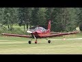 Flugsportclub ferlach zlin z143 landing at airfield ferlach  oedma