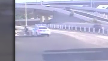 Surveillance video captures Walmart security guard allegedly mow over bicyclist