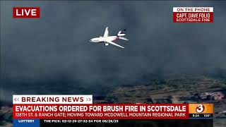 Diamond Fire burns over 150 acres in north Scottsdale