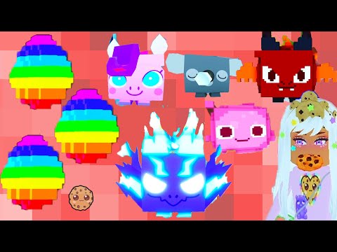Mystery Rainbow Pixel World Eggs ( Pet Sim X ) Huge Pet Update