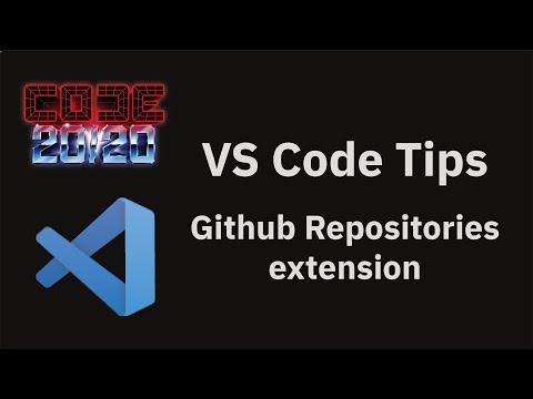 VS Code tips — The Github Repositories extension