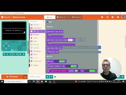 MakeCode Arcade 101 - 18 - Fin du jeu en touchant un item