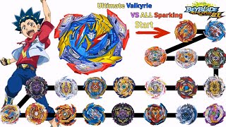 【Ultimate Valkyrie VS ALL Beyblade Burst Sparking Marathon Battle】 ベイブレードバースト 베이블레이드 버스트