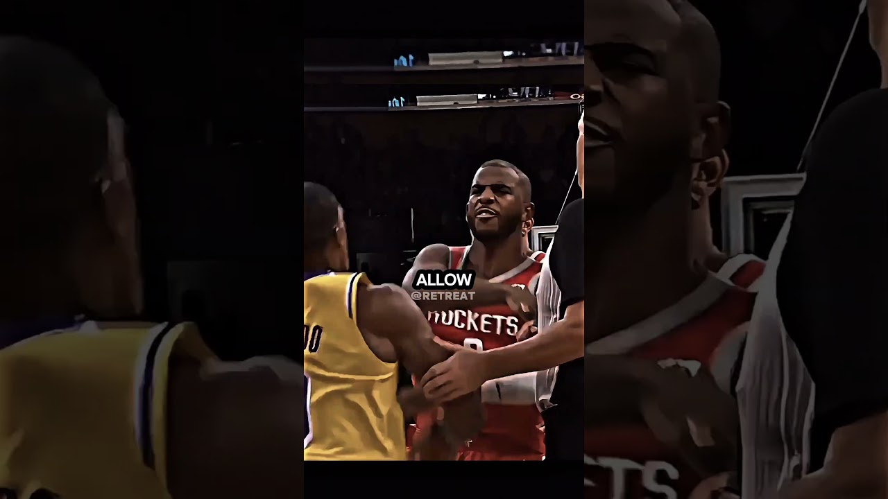 Touching Chris Paul's head is forbidden in the NBA😳🔥