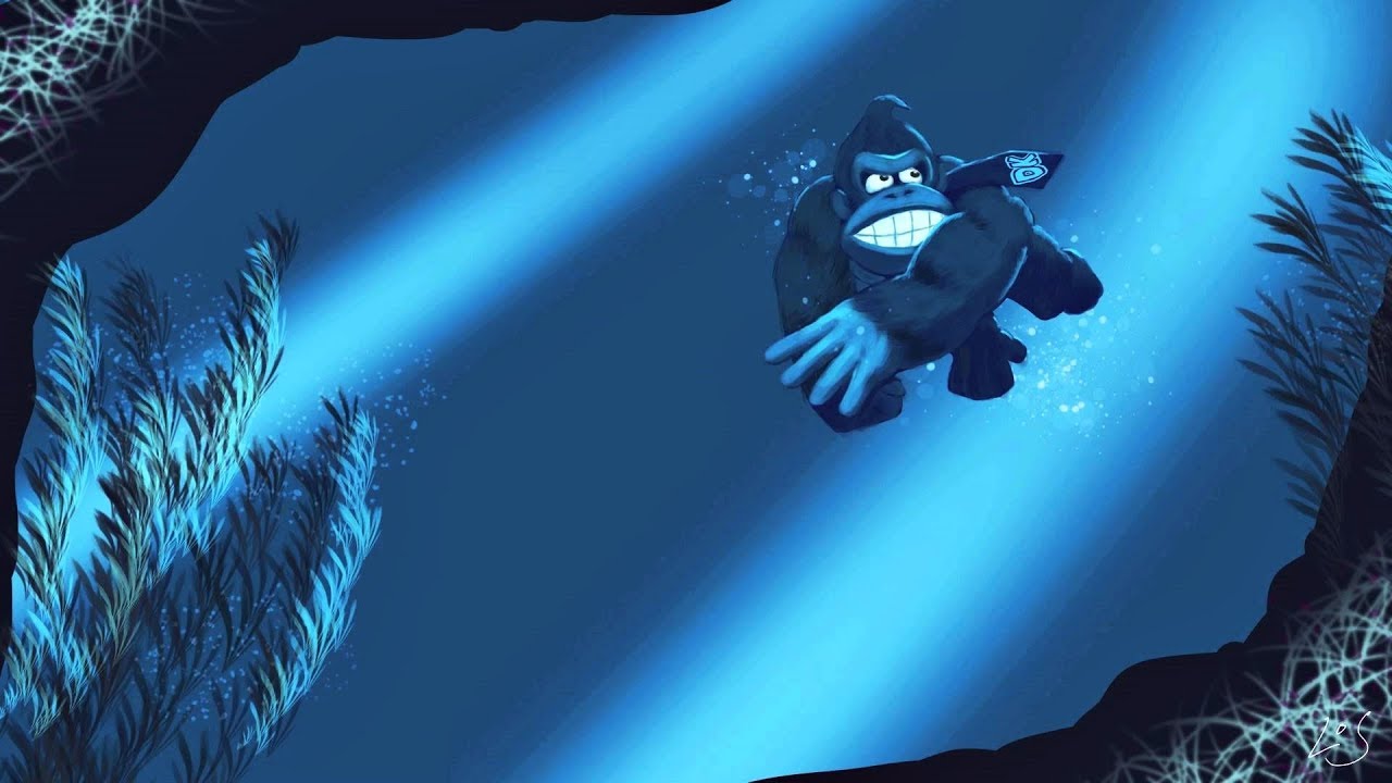 Aquatic Ambiance (1 Hour version) Donkey Kong Country YouTube