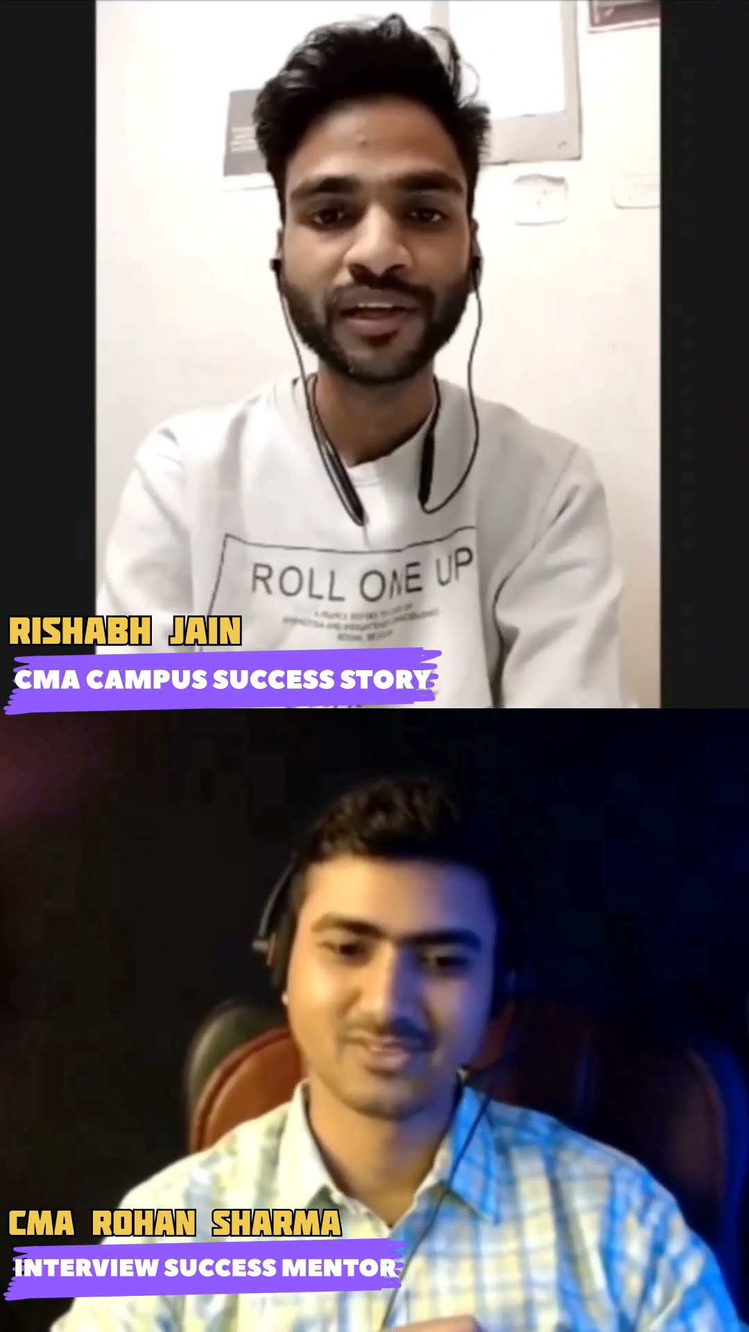 Rishabh Jain video testimonial — CMA placement selection at RP Sanjiv Goenka Group | Career Success Launchpad